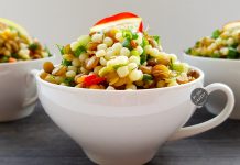 Kuskuslu Yeşil Mercimek Salatası